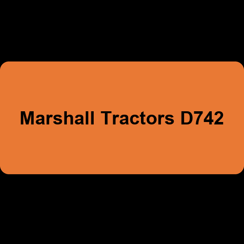 Marshall Tractors D742